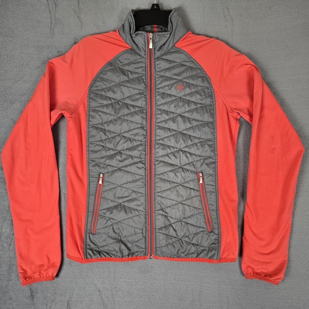 Ariat Rebar Cloud 9 Jacket Womens Medium‎ Red Long Sleeve Insulated *READ